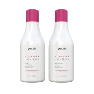 Richée Bioplástica Escova Defrizante Kit (2x300ml) em Oferta na Shopee