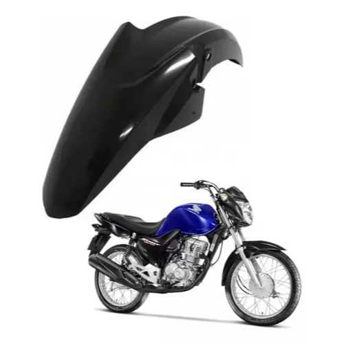 Paralama Honda Cg preto brilhante Titan 150/160 Fan Start 2014 A 2022  2023