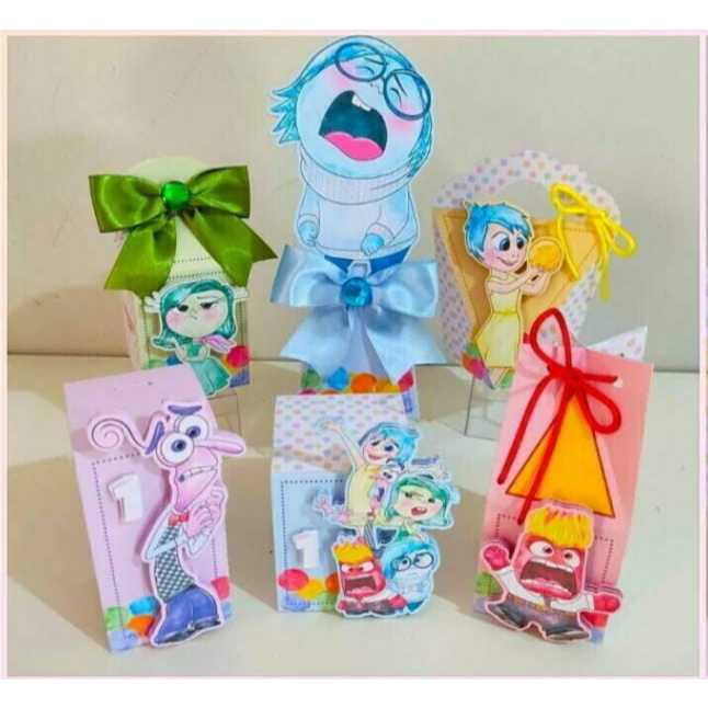 ENVIO RAPIDO/20 CAIXINHAS /PEGUE E MONTE/KIT FESTA/CAIXINHAS/LEMBRANCINHAS/PERSONALIZADOS:TEMA DIVERTIDAMENTE