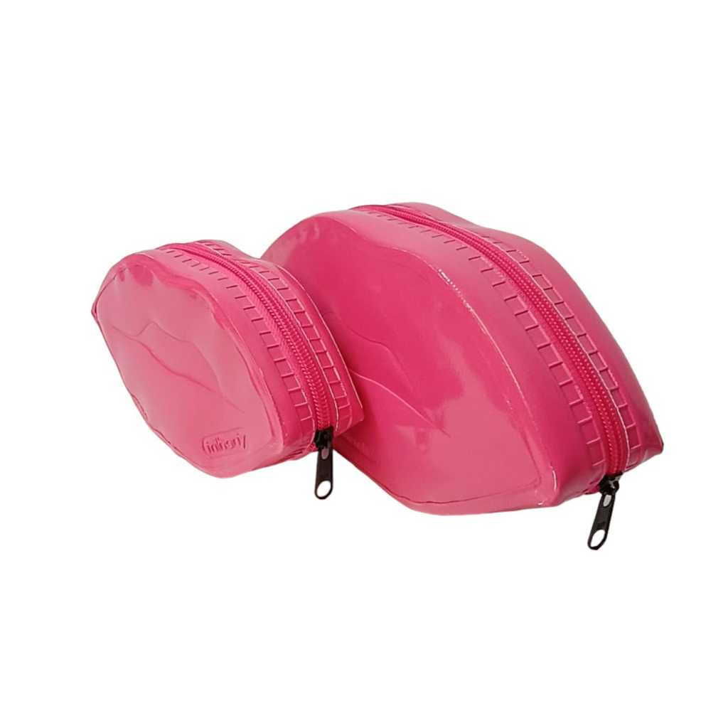 Kit Nécessaire Boca Pink 2un Nécessaire + Boquinha