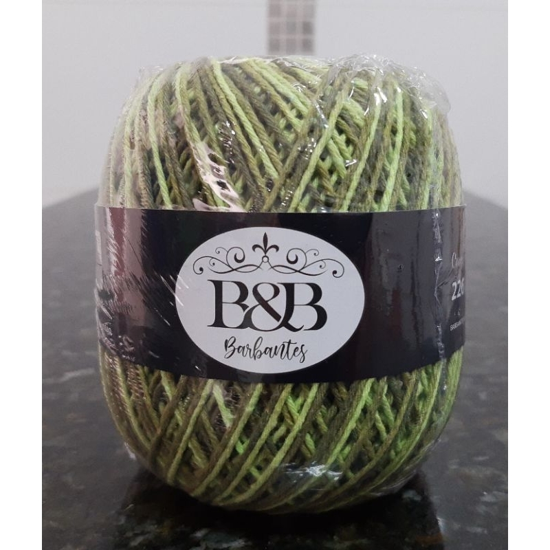 Barbante B&B Degradê Cor 38 (verde abacate) em Oferta na Shopee