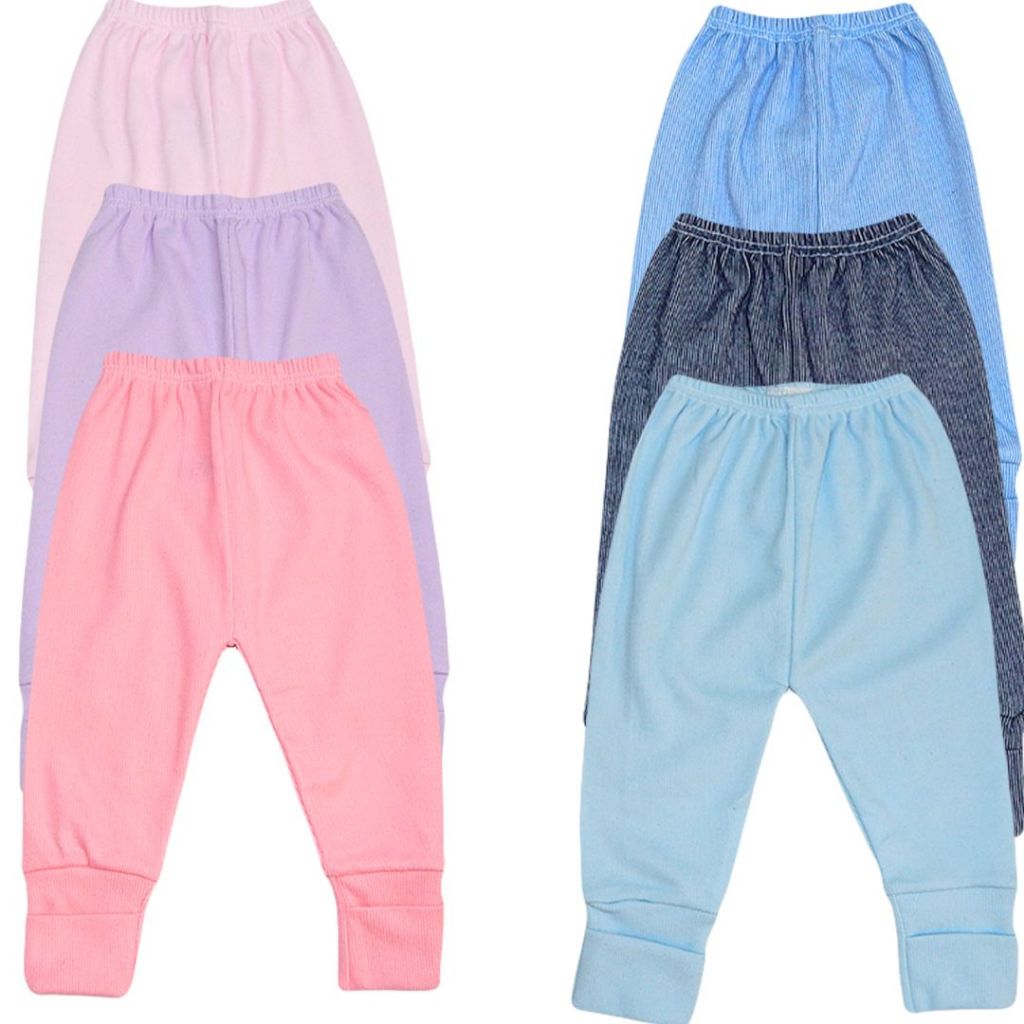 Calça Mijão Bebê Culote com Pé Reversível Malha Canelada Colors em Oferta na Shopee