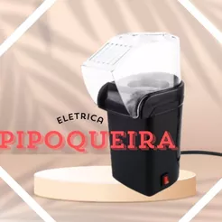 Pipoqueira Elétrica Popcorn Maker 110V Pipoca Sem Óleo