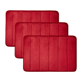 Kit 3 Tapetes Ultra Absorvente 60x40cm Soft Antiderrapante em Oferta na Shopee