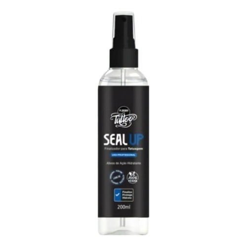 Seal Up Mboah | Finalizador para Tatuagem, Selante Fecha os Poros – Spray 200ml