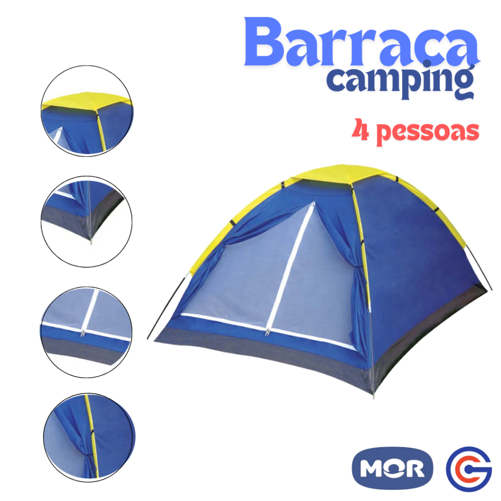 Barraca Iglu 4 Pessoas Camping Praia Acampamento Mor - Sports & Outdoors