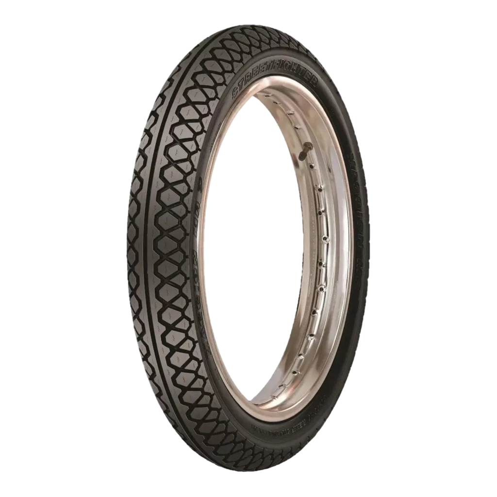 Pneu 90/80-16 Streetfighter Traseiro Com Câmara Maggion - Neo 115 Intruder 125