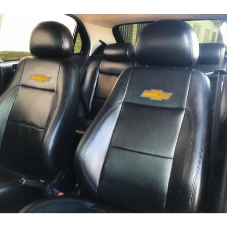 Capa Para Banco Automotivo Couro Impermeável Carro Chevrolet Celta Classic Cobalt Corsa LS