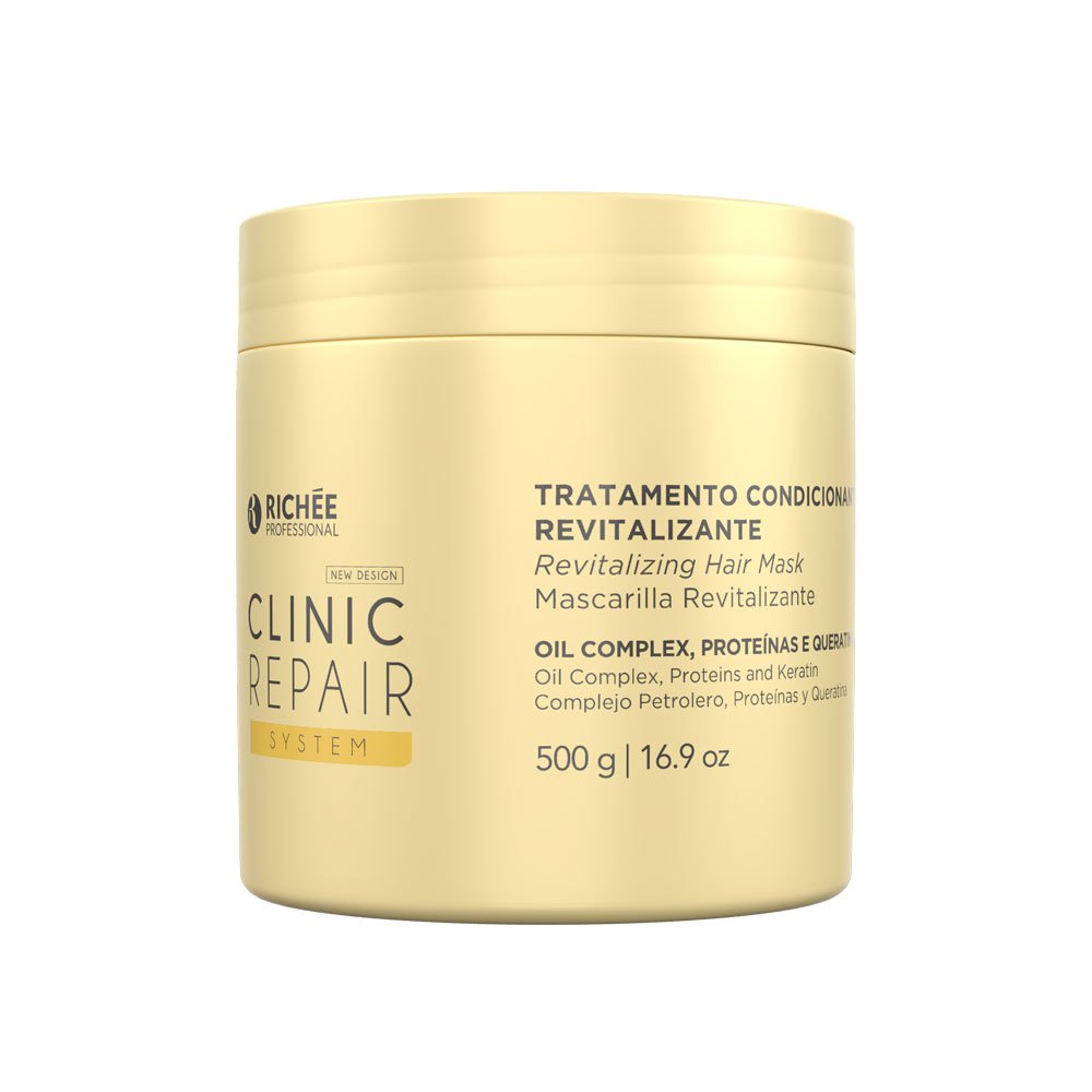 Máscara de Hidratação e Nutrição Profissional Revitalizante 500g Clinic Repair Richée Professional em Oferta na Shopee