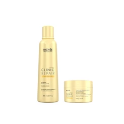 Kit Shampoo e Máscara Profissional (2x250ml) Nutrição e Hidratação Richée Clinic Repair System