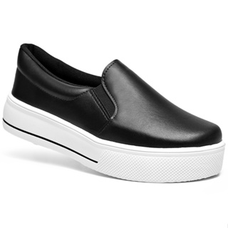 Tenis Feminino Lumiss Casual Slip On Sapatenis Confort Flatform Moda Macio em Oferta na Shopee