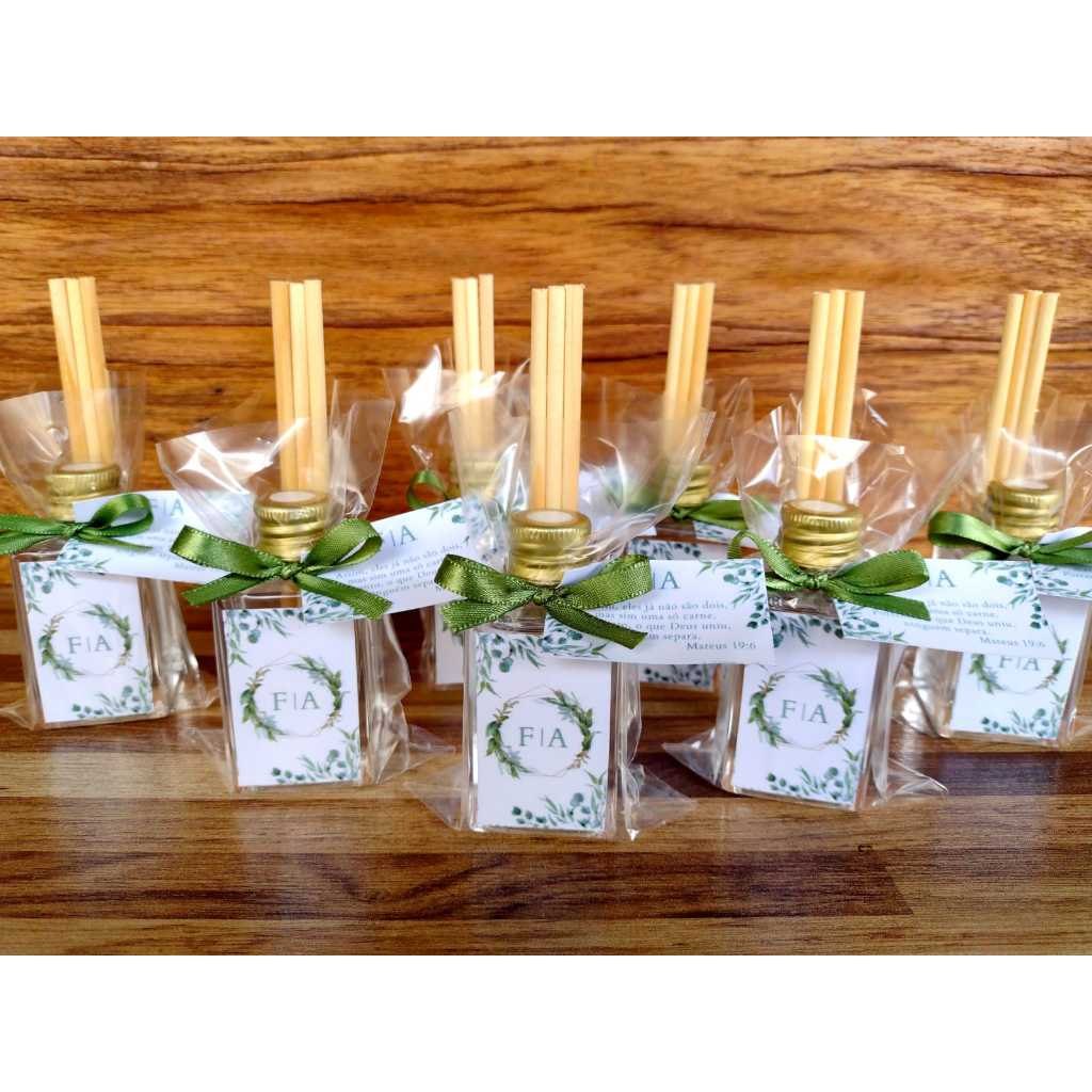 30 Lembrancinhas Aromatizador Casamento Nascimento Festas e Eventos 40ml (Semi montado)