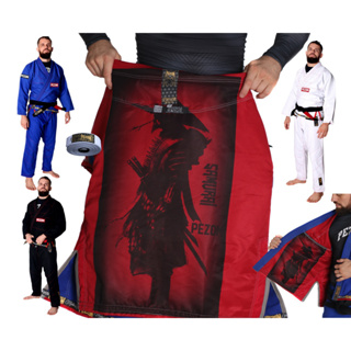 Kimono Jiu Jitsu Trançado 100% Forrado Samurai Tadakatsu Pezom e Faixa em Oferta na Shopee