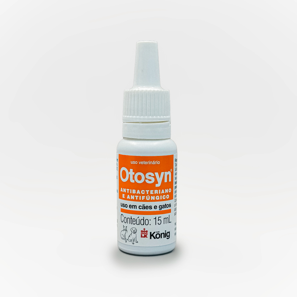 Otosyn 15ml Solução Otológica para Cães e Gatos König - Pets