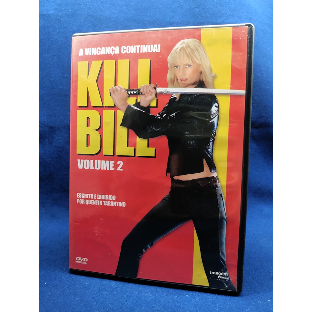 Kill Bill Volume 2 DVD original usado Imagem Filmes Quentin Tarantino Uma Thurman David Carradine