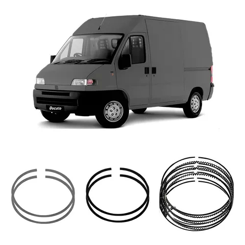 Jogo Anel Segmento Fiat Ducato-15 2.8 Furgão Tb Diesel