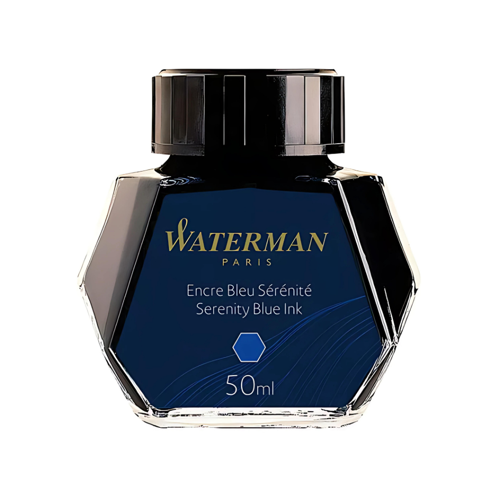 Vidro De Tinta Para Tinteiro Waterman Inspired Blue - 50ml