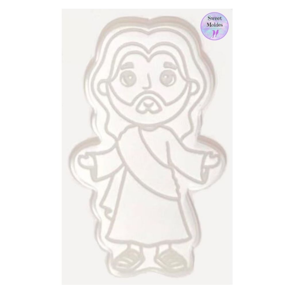 Molde de silicone Jesus unitário em Oferta na Shopee