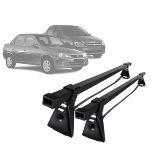 Rack Bagageiro de Teto Aço Chevrolet Corsa Sedan e Classic 1994 A 2016 Reforçado 60 KG Steel Racks em Oferta na Shopee