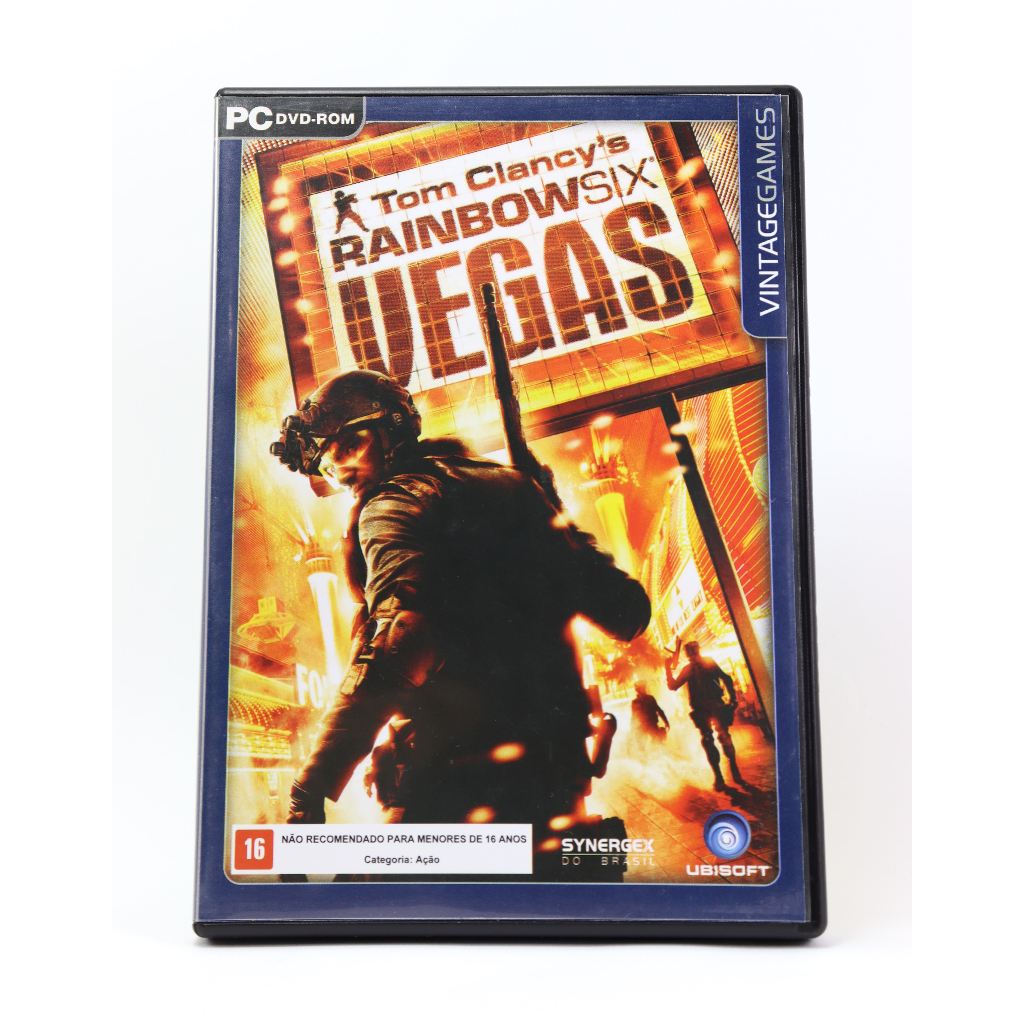Jogo PC Tom Clancy's Rainbow Six Vegas / DVD Jogo De Computador Original Ubisoft