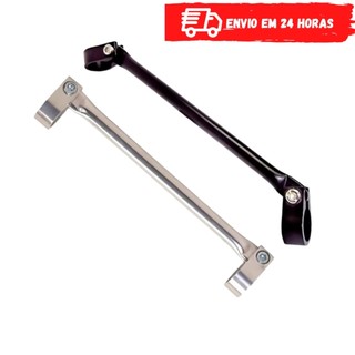 Barra Travessa Barrinha De Guidão Moto Bike 230mm( Polida)  P/Reforçar Guidão