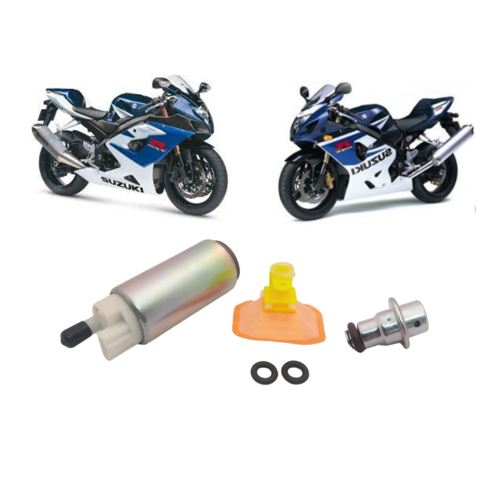 Refil Bomba Combustível + Regulador Pressão + Pré Filtro Suzuki GSXR SRAD 750/1000 2005/2007