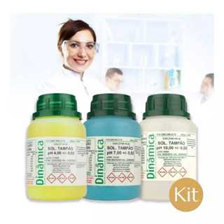 Kit Soluções Phmetro Ph 4, 7 E 10 - Cada Frasco Com 250 Ml em Oferta na Shopee