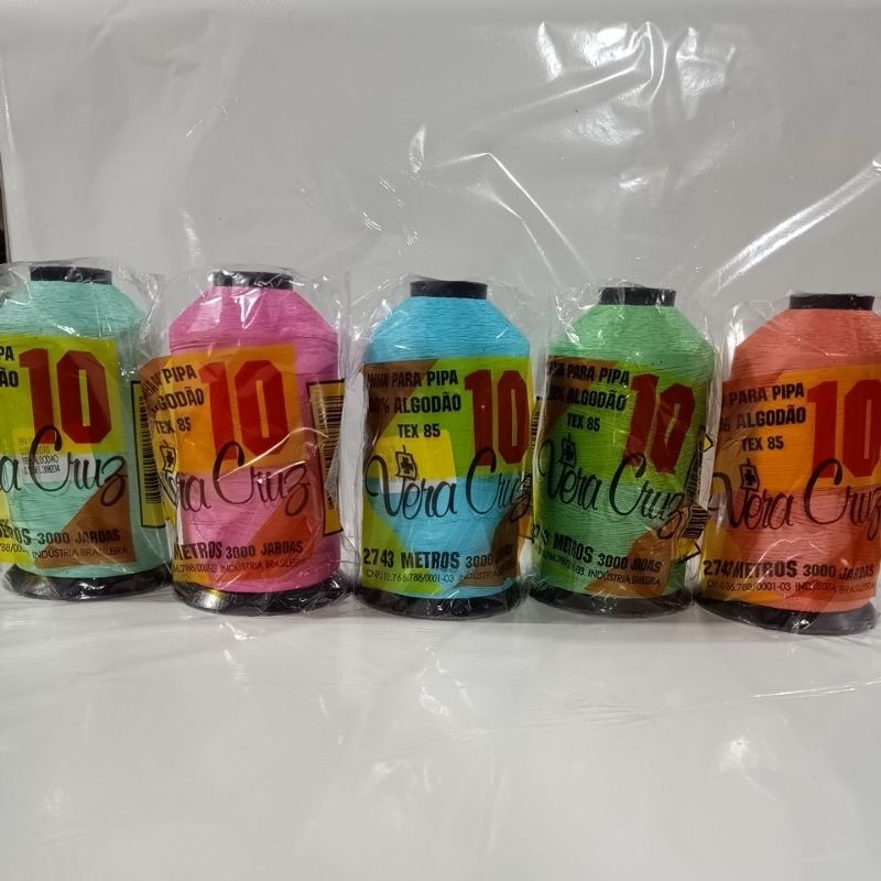 Linha para Pipa Vera Cruz fio 10 (3000 Jds) em Oferta na Shopee