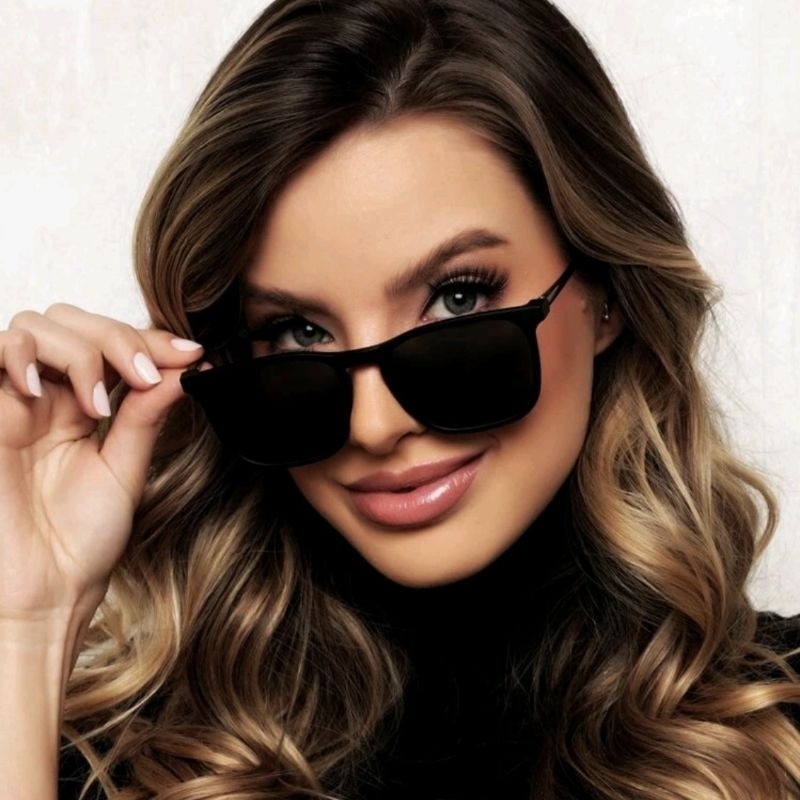 Óculos de Sol Quadrado Premium ClássicoVintage Retrô Oldstyle uv400 Feminino Masculino