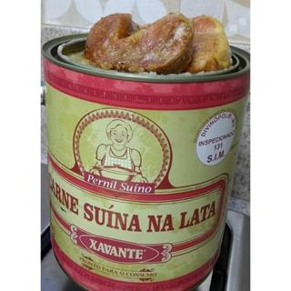 Carne na Lata - XAVANTE carne suina na lata - 900g em Oferta na Shopee