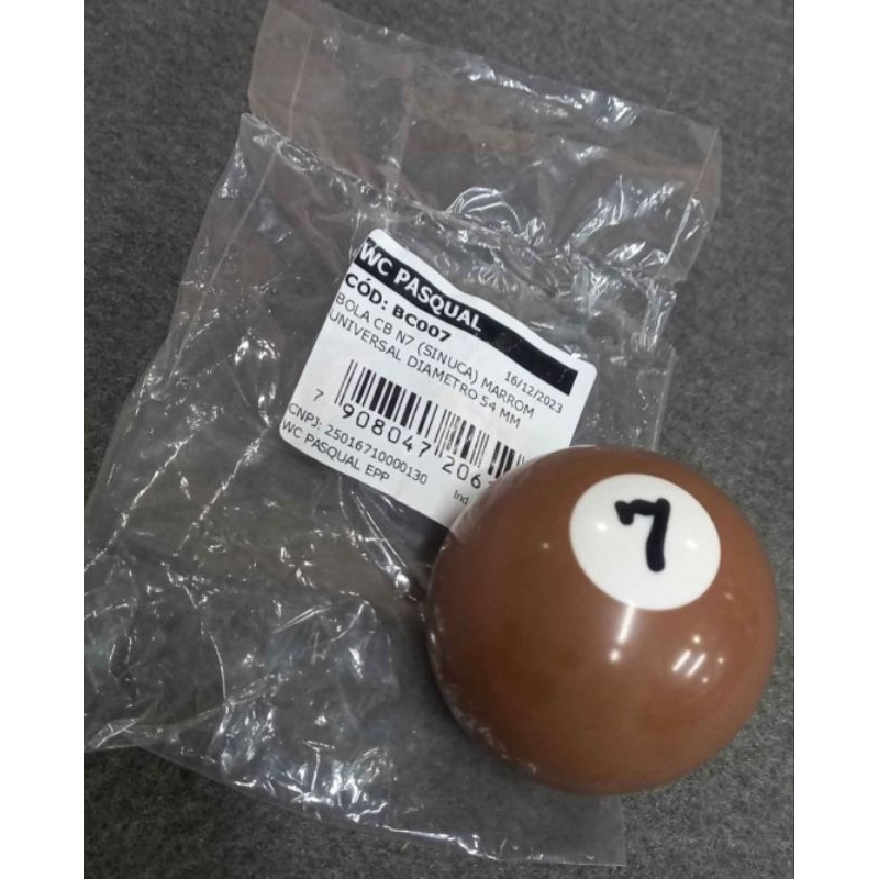 Manopla de Câmbio réplica Bola de Sinuca número 7