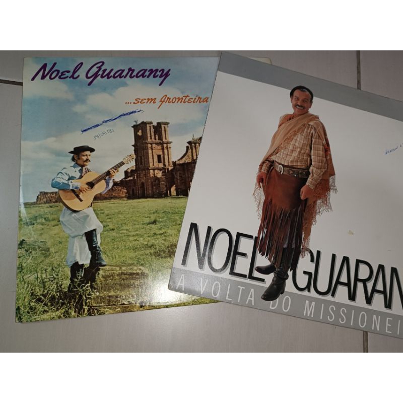 Vinil Lp Noel Guarany - A Volta do missioneiro - ...sem fronteiras - discos zerados