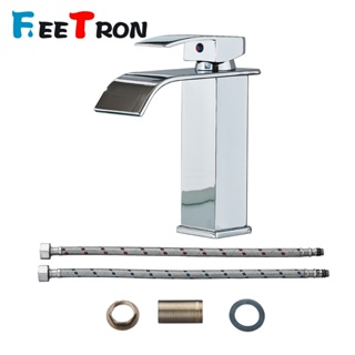 Torneira banheiro cascata monocomando para banheiro com um único manípulo para água quente e fria em Oferta na Shopee