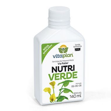 Fertilizante Adubo Mineral Misto Nutri Verde 140 ml Vitaplan Nutriplan em Oferta na Shopee