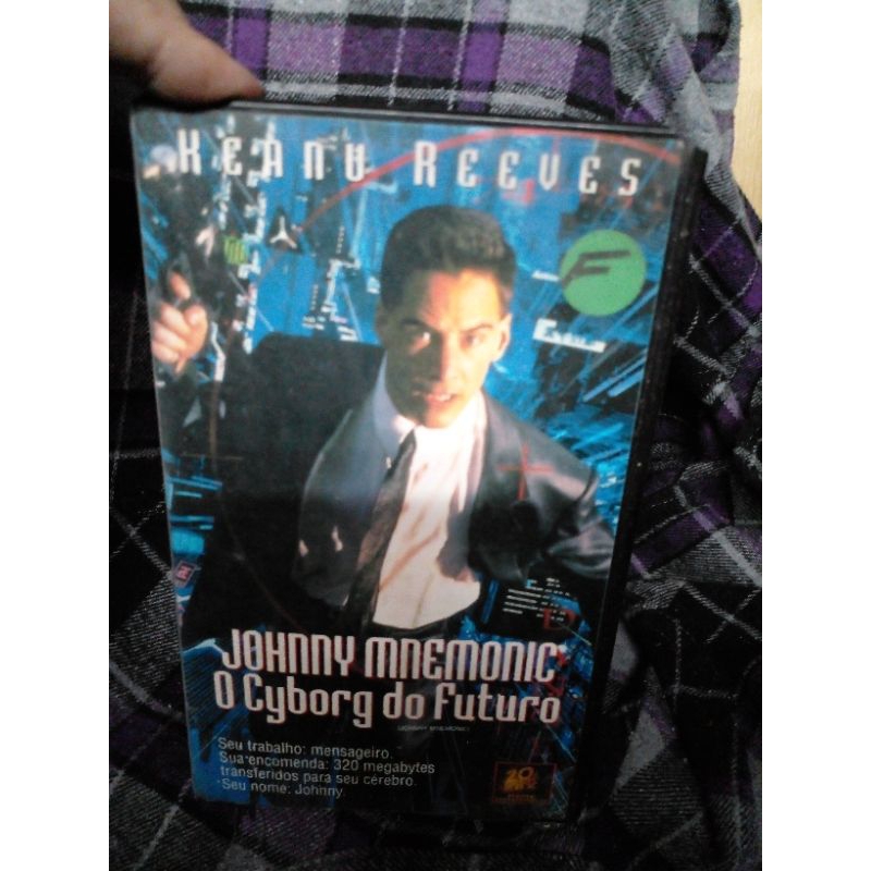 VHS Johnny Mnemonic O Cyborg do futuro