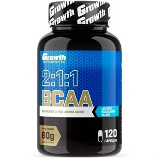 BCAA 2:1:1 (120 CÁPS) - GROWTH SUPPLEMENTS - ORIGINAL em Oferta na Shopee