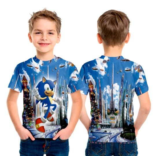 Camisa Infantil ou Adulta Sonie em Oferta na Shopee