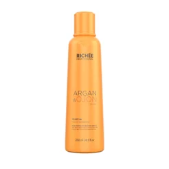 Leave-In Argan Ojon 250ml Riche Professional Creme de Pentear Sem Enxágue Com Proteção Térmica Brilho Intenso