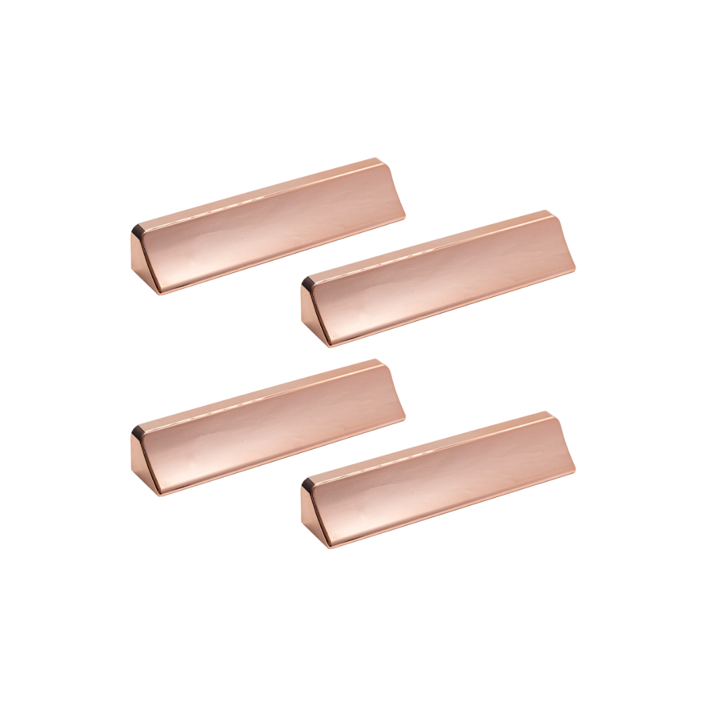 4 Peças Puxadores Para Armários Gavetas Sala Discreto Conch 9,6cm