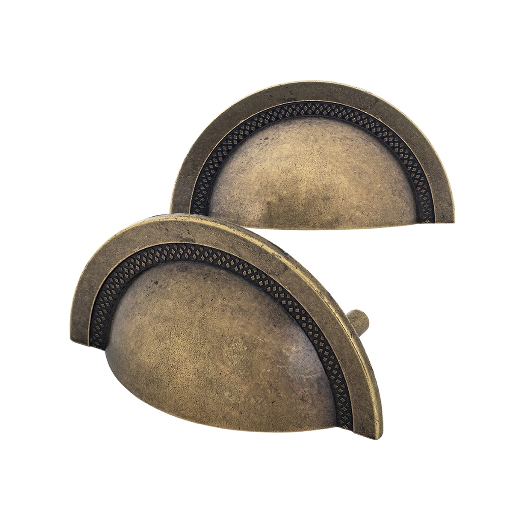Puxador De Quarto Guarda Roupa Gavetas Móveis Concha Vintage 1022 64mm