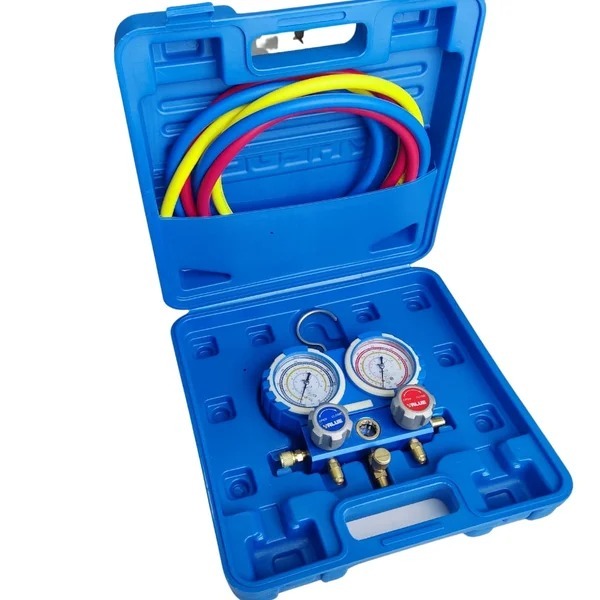 MANIFOLD PROFISSIONAL R22/R134/404 MARCA VALUE MANGUEIRA 1,20 METROS