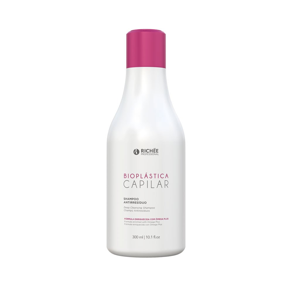 Richée Bioplástica Shampoo Antirresíduos 300ml em Oferta na Shopee
