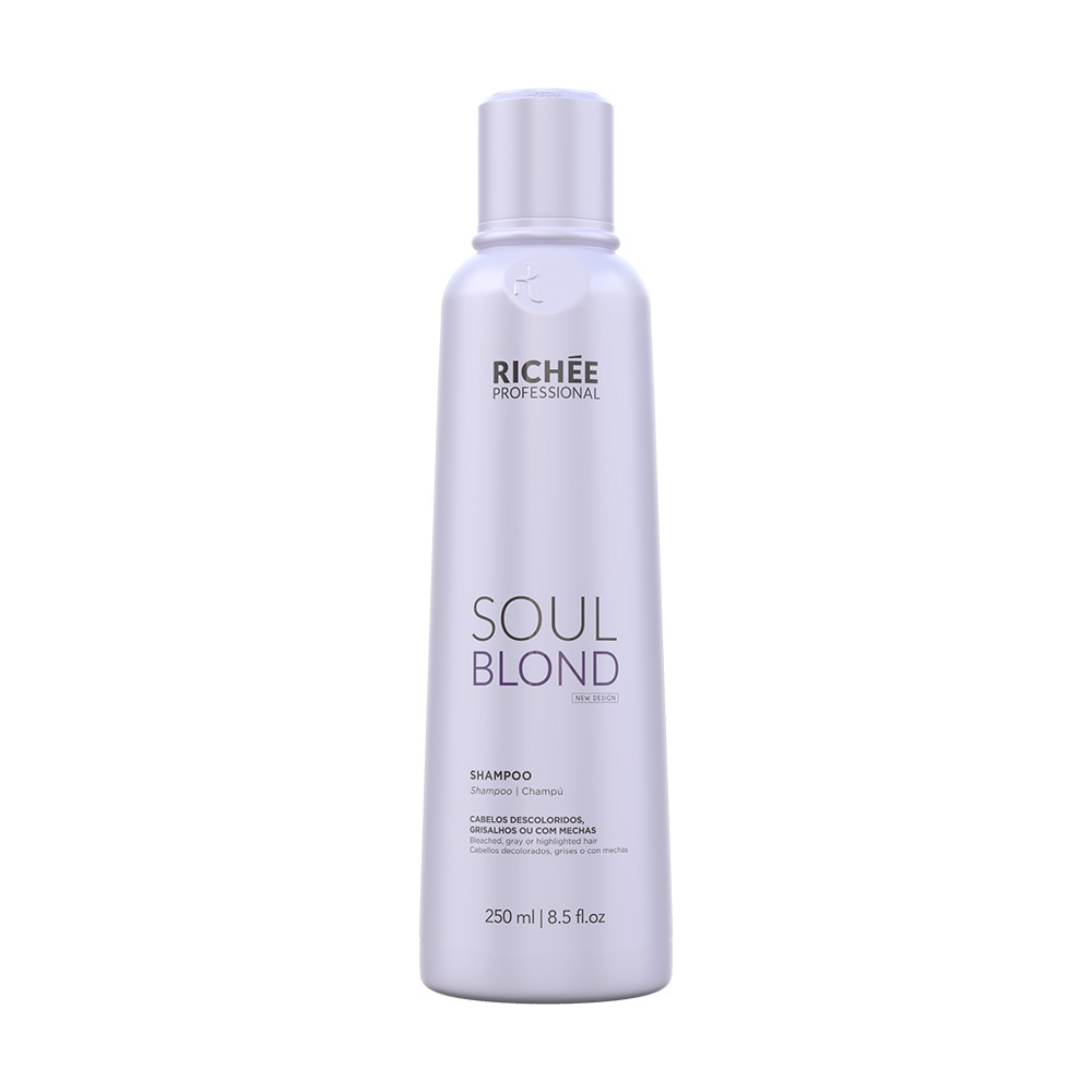 Richée Soul Blond Shampoo Desamarelador 250ml em Oferta na Shopee