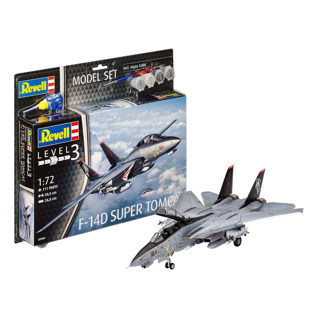 Model Set Grumman F-14D Super Tomcat - 1/72 - Revell 63960