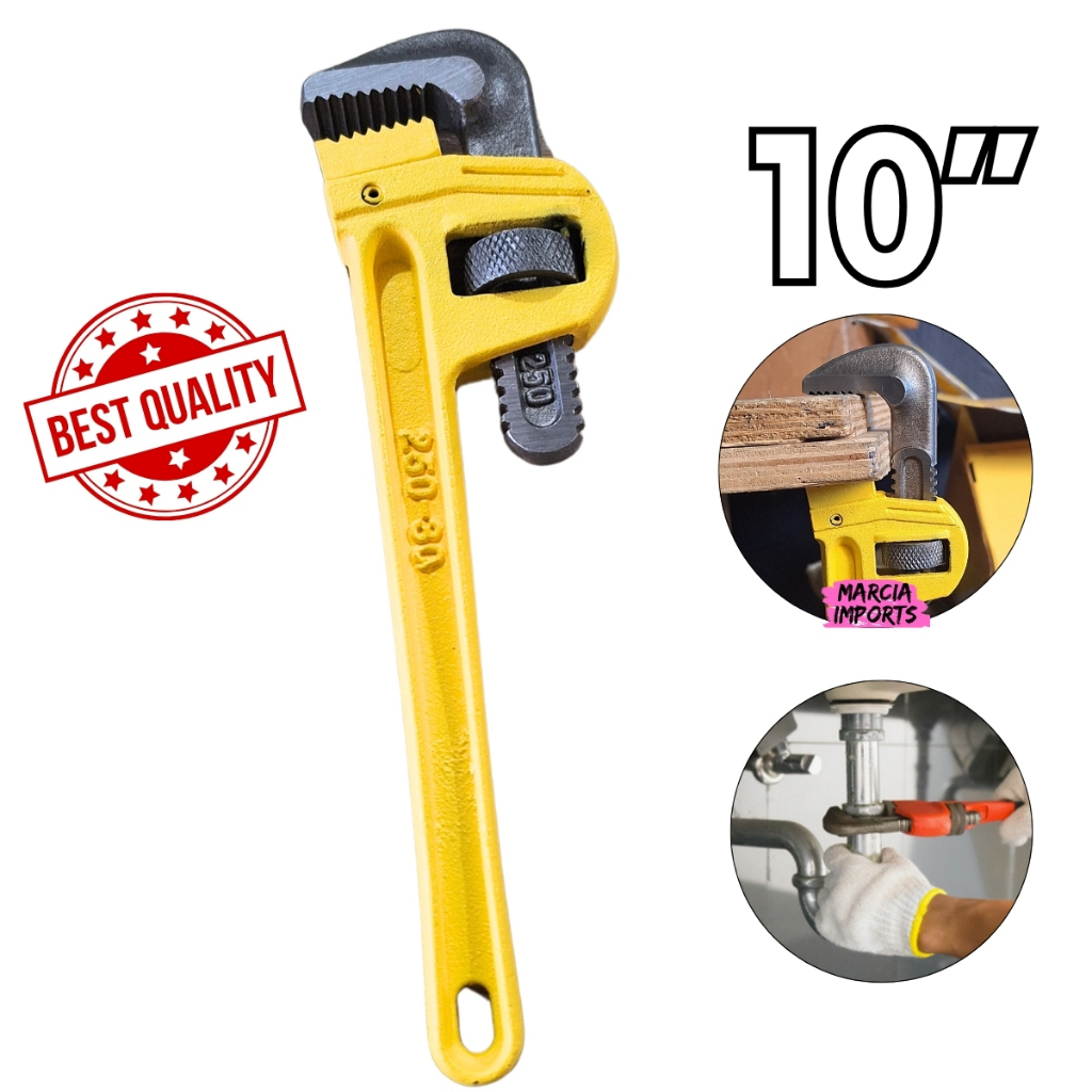 Chave Grifo 10'' 250-30 Reforçado de aço carbono p Encanamento Mecanica