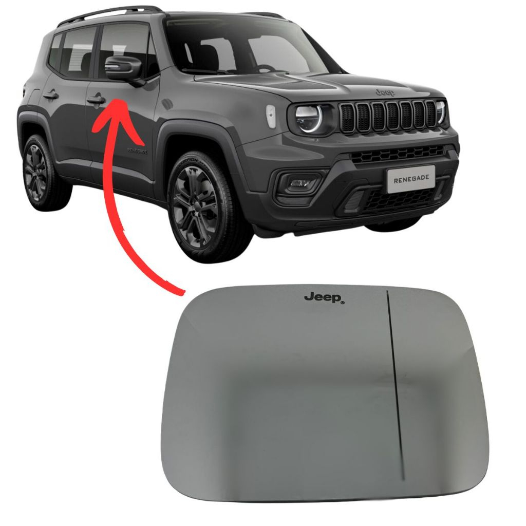 Lente Espelho COM Base Retrovisor JEEP Renegade Original Flabeg em Oferta na Shopee