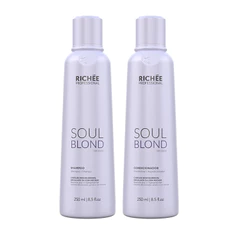 Kit Matizador Shampoo e Condicionador (2x250ml) Richée Soul Blond