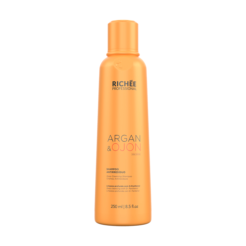 Richée Argan e Ojon Shampoo Antirresíduo 250ml em Oferta na Shopee