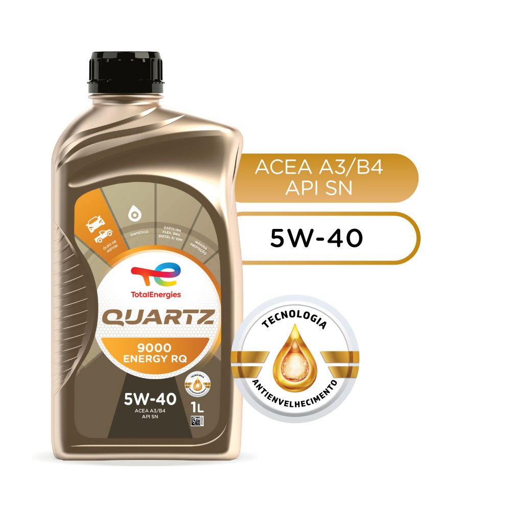 Kit 3 Óleos de Motor 5w-40 Sintético Quartz 9000 Energy RQ em Oferta na Shopee