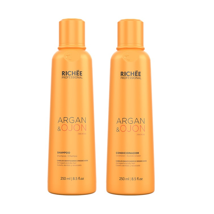 Richée Argan e Ojon Kit Shampoo e Condicionador (2x250ml) em Oferta na Shopee
